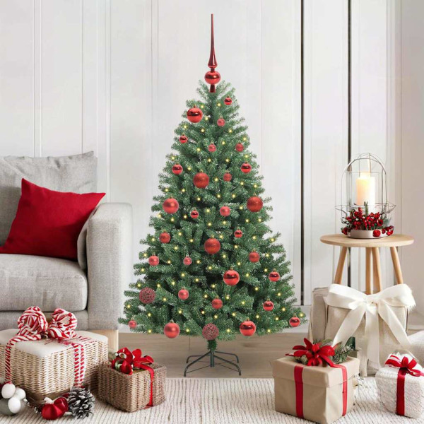 Árbol de Navidad artificial con ramas articuladas Verde 120 cm D
