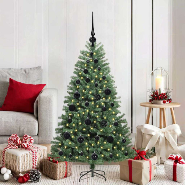 Árbol de Navidad artificial con ramas articuladas Verde 120 cm D