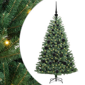Árbol de Navidad artificial con ramas articuladas Verde 120 cm H
