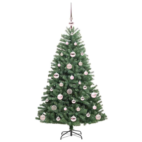 Árbol de Navidad artificial con ramas articuladas Verde 120 cm M 4
