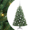 Árbol de Navidad artificial con ramas articuladas Verde 120 cm 2