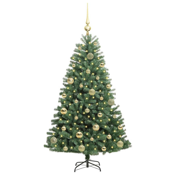 Árbol de Navidad artificial con ramas articuladas Verde 120 cm M 3