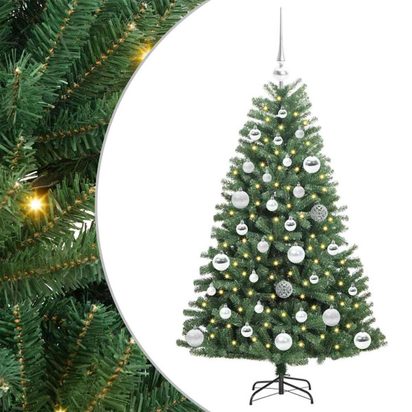Árbol de Navidad artificial con ramas articuladas Verde 120 cm M 2