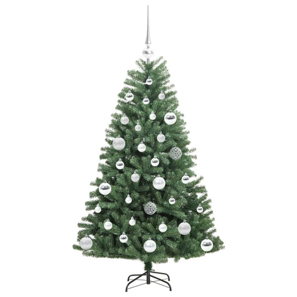 Árbol de Navidad artificial con ramas articuladas Verde 120 cm M 4