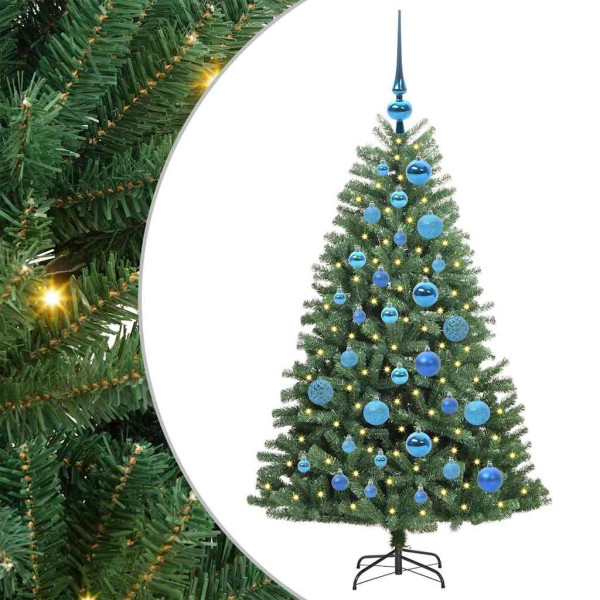 Árbol de Navidad artificial con ramas articuladas Verde 120 cm M 2