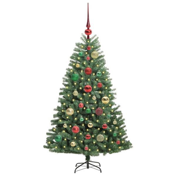 Árbol de Navidad artificial con ramas articuladas Verde 120 cm M 3