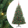 Árbol de Navidad artificial con ramas articuladas Verde 150 cm 2