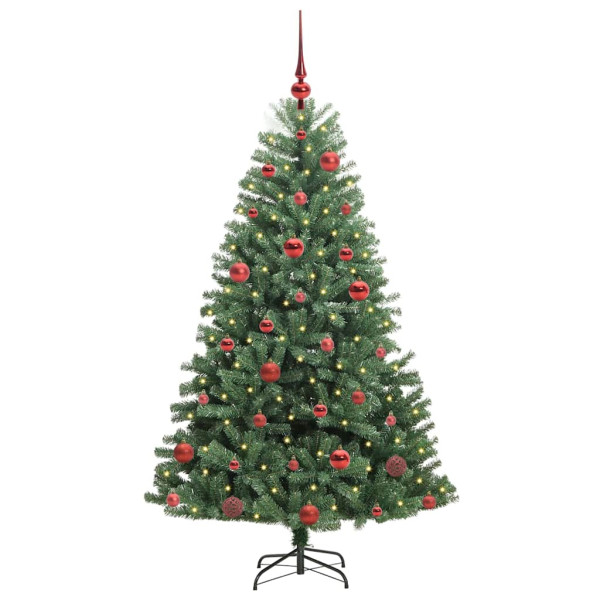 Árbol de Navidad artificial con ramas articuladas Verde 150 cm M 3
