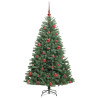 Árbol de Navidad artificial con ramas articuladas Verde 150 cm 4