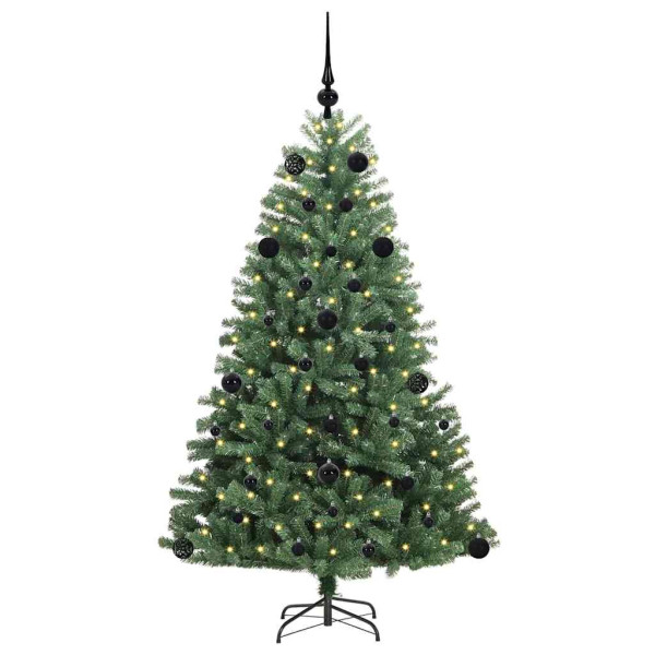 Árbol de Navidad artificial con ramas articuladas Verde 150 cm M 3