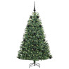 Árbol de Navidad artificial con ramas articuladas Verde 150 cm 3