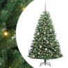 Árbol de Navidad artificial con ramas articuladas Verde 150 cm 1