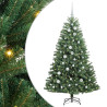 Árbol de Navidad artificial con ramas articuladas Verde 150 cm 2