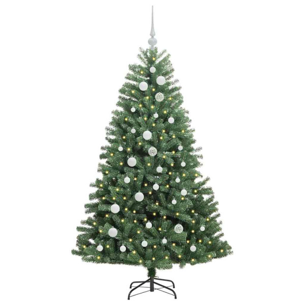 Árbol de Navidad artificial con ramas articuladas Verde 150 cm M 3