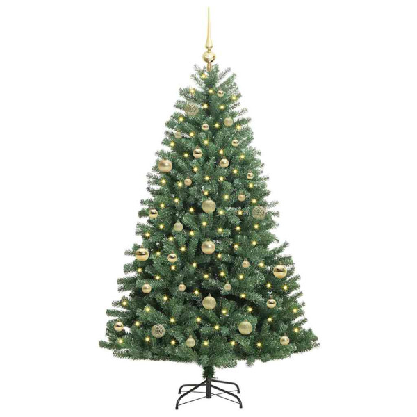 Árbol de Navidad artificial con ramas articuladas Verde 150 cm M 3