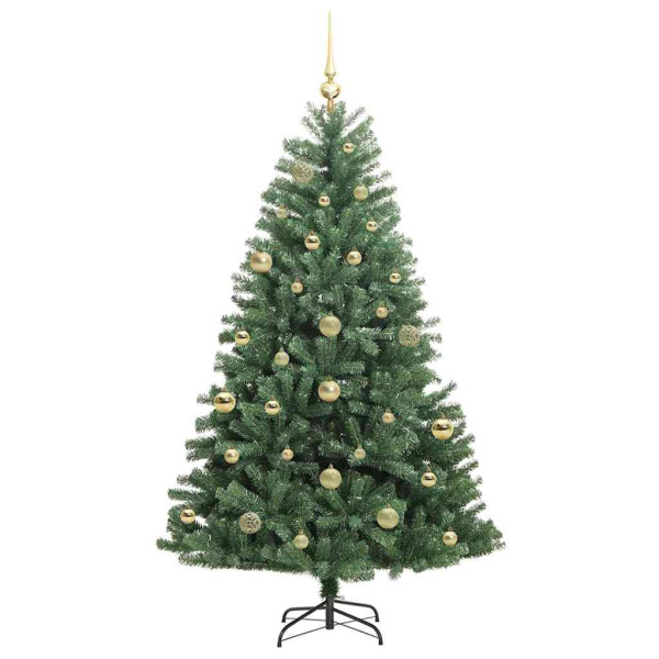Árbol de Navidad artificial con ramas articuladas Verde 150 cm M 4