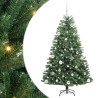 Árbol de Navidad artificial con ramas articuladas Verde 150 cm 2