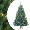 Árbol de Navidad artificial con ramas articuladas Verde 150 cm 2