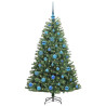 Árbol de Navidad artificial con ramas articuladas Verde 150 cm 3