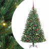 Árbol de Navidad artificial con ramas articuladas Verde 150 cm 2