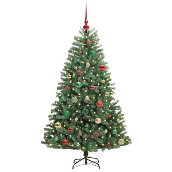 Árbol de Navidad artificial con ramas articuladas Verde 150 cm M 3