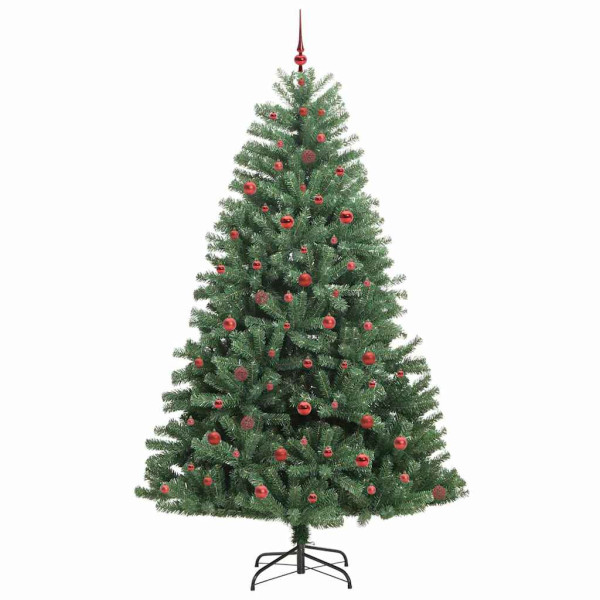Árbol de Navidad artificial con ramas articuladas Verde 240 cm M 4