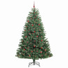 Árbol de Navidad artificial con ramas articuladas Verde 240 cm 4