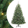 Árbol de Navidad artificial con ramas articuladas Verde 240 cm 2