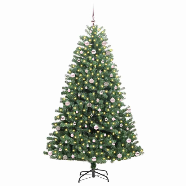 Árbol de Navidad artificial con ramas articuladas Verde 240 cm M 3