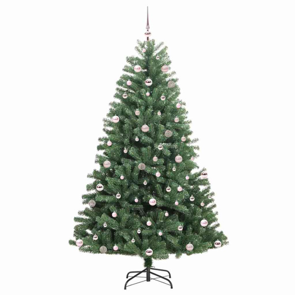Árbol de Navidad artificial con ramas articuladas Verde 240 cm M 4
