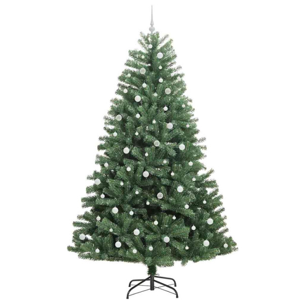 Árbol de Navidad artificial con ramas articuladas Verde 240 cm M 4