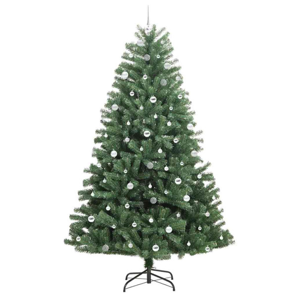 Árbol de Navidad artificial con ramas articuladas Verde 240 cm M 4