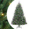 Árbol de Navidad artificial con ramas articuladas Verde 240 cm 2