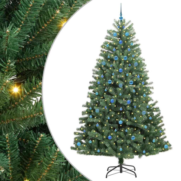 Árbol de Navidad artificial con ramas articuladas Verde 240 cm M 2