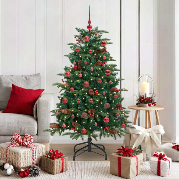 Árbol de Navidad artificial Verde 150 cm PVC. Metal y Plástico D