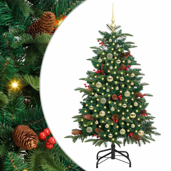 Árbol de Navidad artificial Verde 150 cm PVC. Metal y Plástico M 2