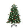 Árbol de Navidad artificial Verde 150 cm PVC. Metal y Plástico 4