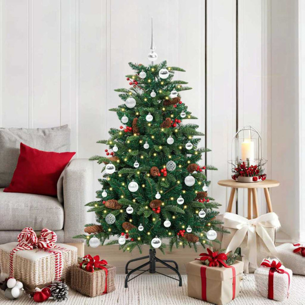 Árbol de Navidad artificial Verde 150 cm PVC. Metal y Plástico D