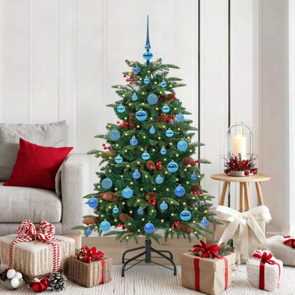Árbol de Navidad artificial Verde 150 cm PVC. Metal y Plástico D