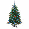 Árbol de Navidad artificial Verde 150 cm PVC. Metal y Plástico 4