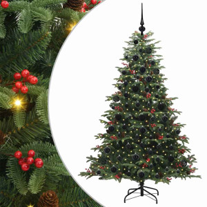 Árbol de Navidad artificial Verde 180 cm PVC. Metal y Plástico H