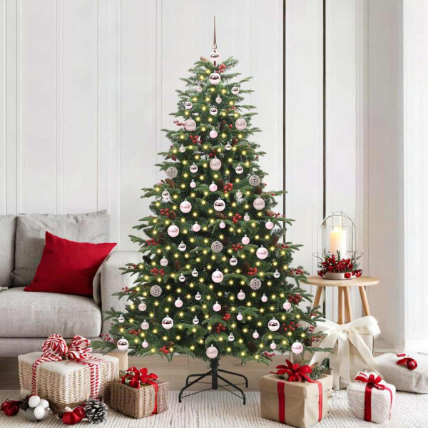 Árbol de Navidad artificial Verde 180 cm PVC. Metal y Plástico D