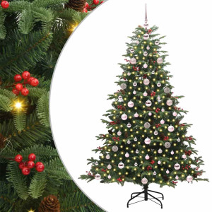 Árbol de Navidad artificial Verde 180 cm PVC. Metal y Plástico H