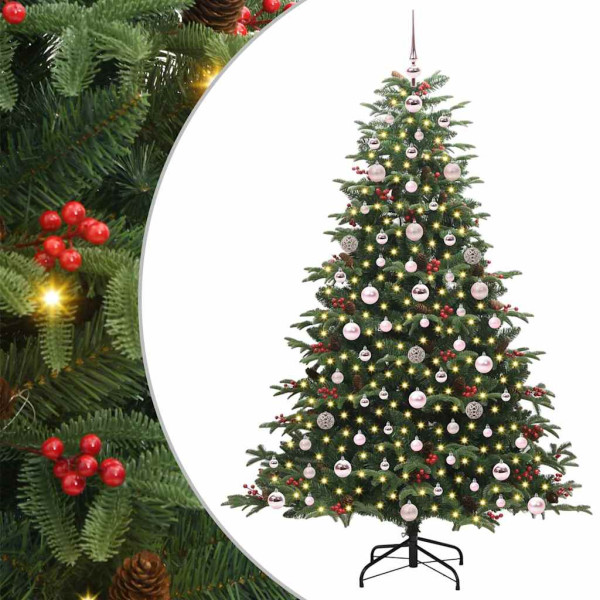Árbol de Navidad artificial Verde 180 cm PVC. Metal y Plástico M 2