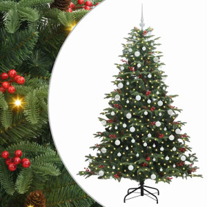 Árbol de Navidad artificial Verde 180 cm PVC. Metal y Plástico H