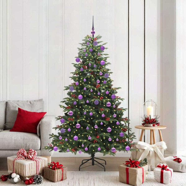 Árbol de Navidad artificial Verde 180 cm PVC. Metal y Plástico D