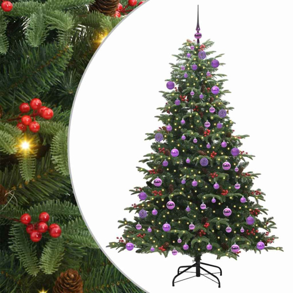 Árbol de Navidad artificial Verde 180 cm PVC. Metal y Plástico M 2