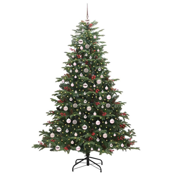 Árbol de Navidad artificial Verde 210 cm PVC. Metal y Plástico M 3