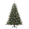 Árbol de Navidad artificial Verde 210 cm PVC. Metal y Plástico 3