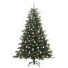 Árbol de Navidad artificial Verde 210 cm PVC. Metal y Plástico 4